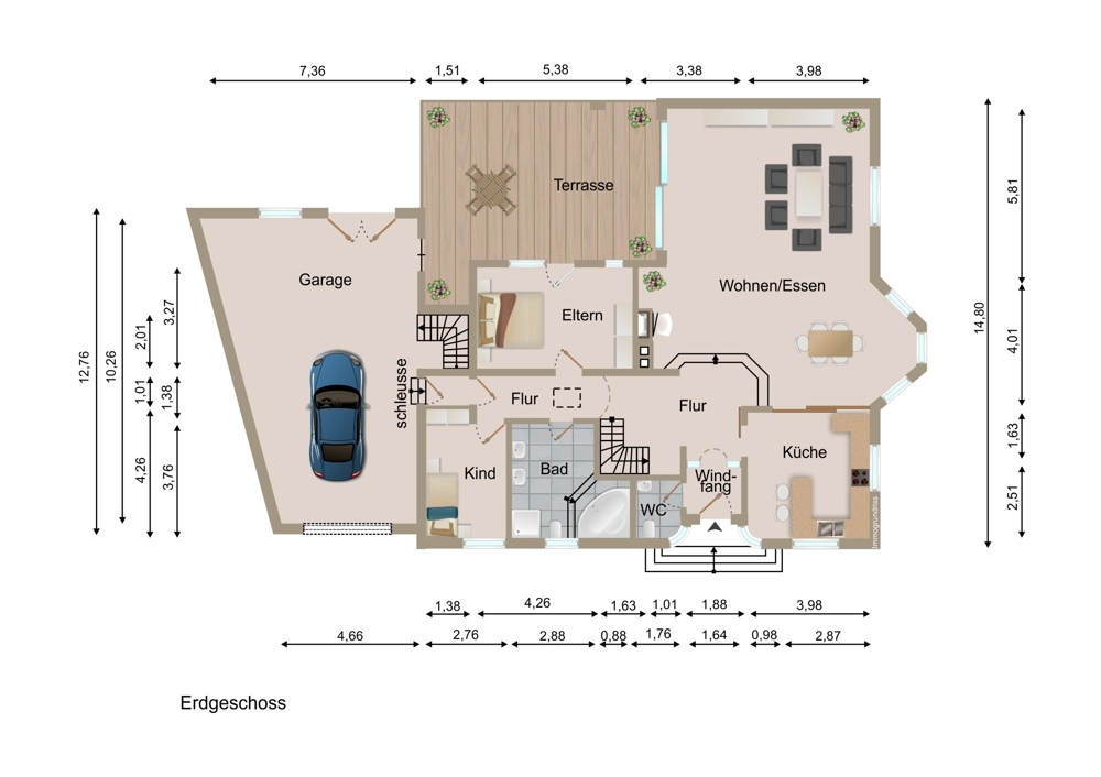 Grundriss EG