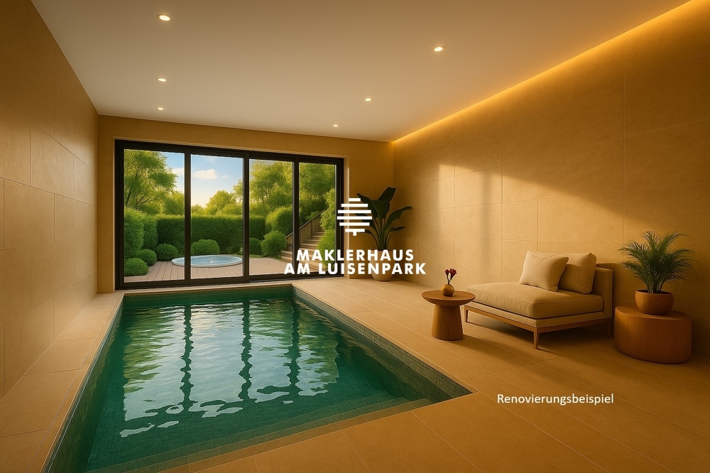 Poolbeispiel, da Grube bereits vorhanden