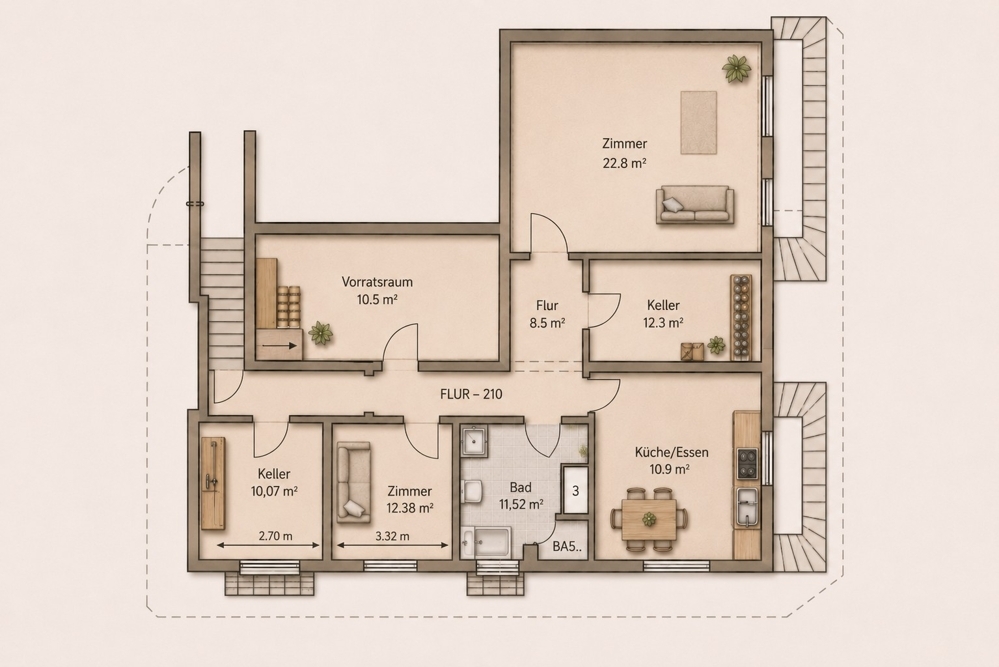 Grundriss UG