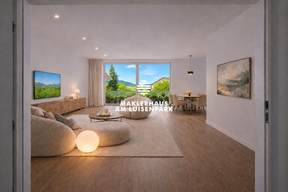Neubau-Wohntraum in der Südpfalz nahe Landau
Moderne Dreizimmerwohnung mit West-Balkon