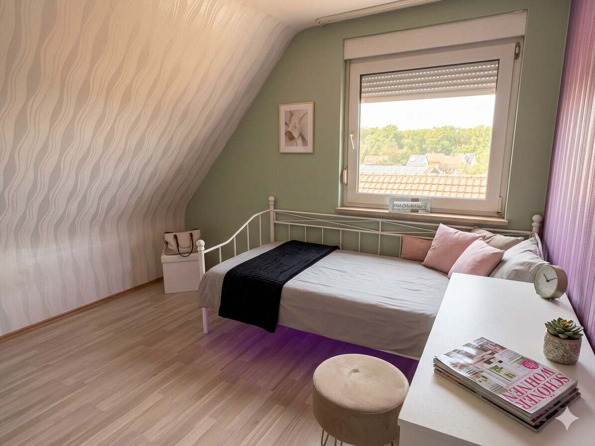 Zimmer DG mit Virtuelles Homestaging