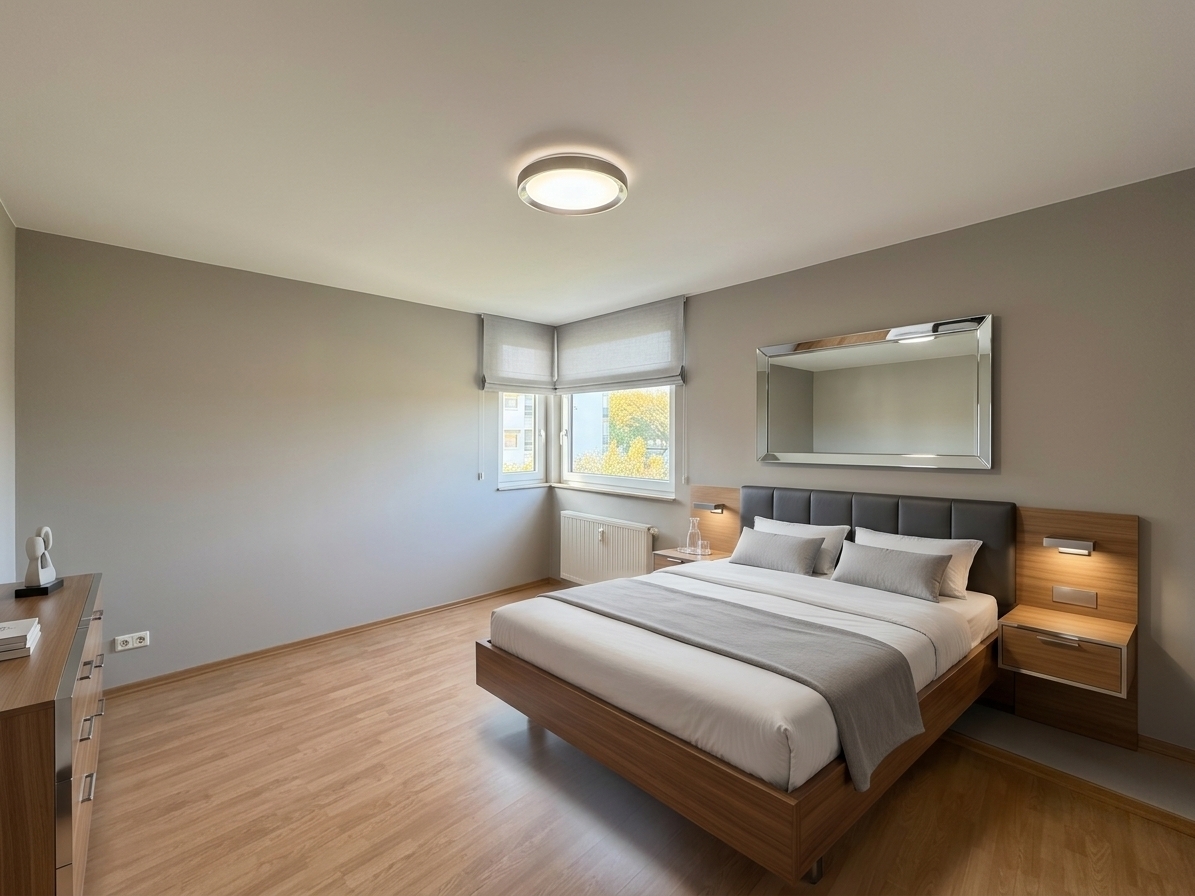 Innenansicht Schlafzimmer Bornheim - KI-generiert