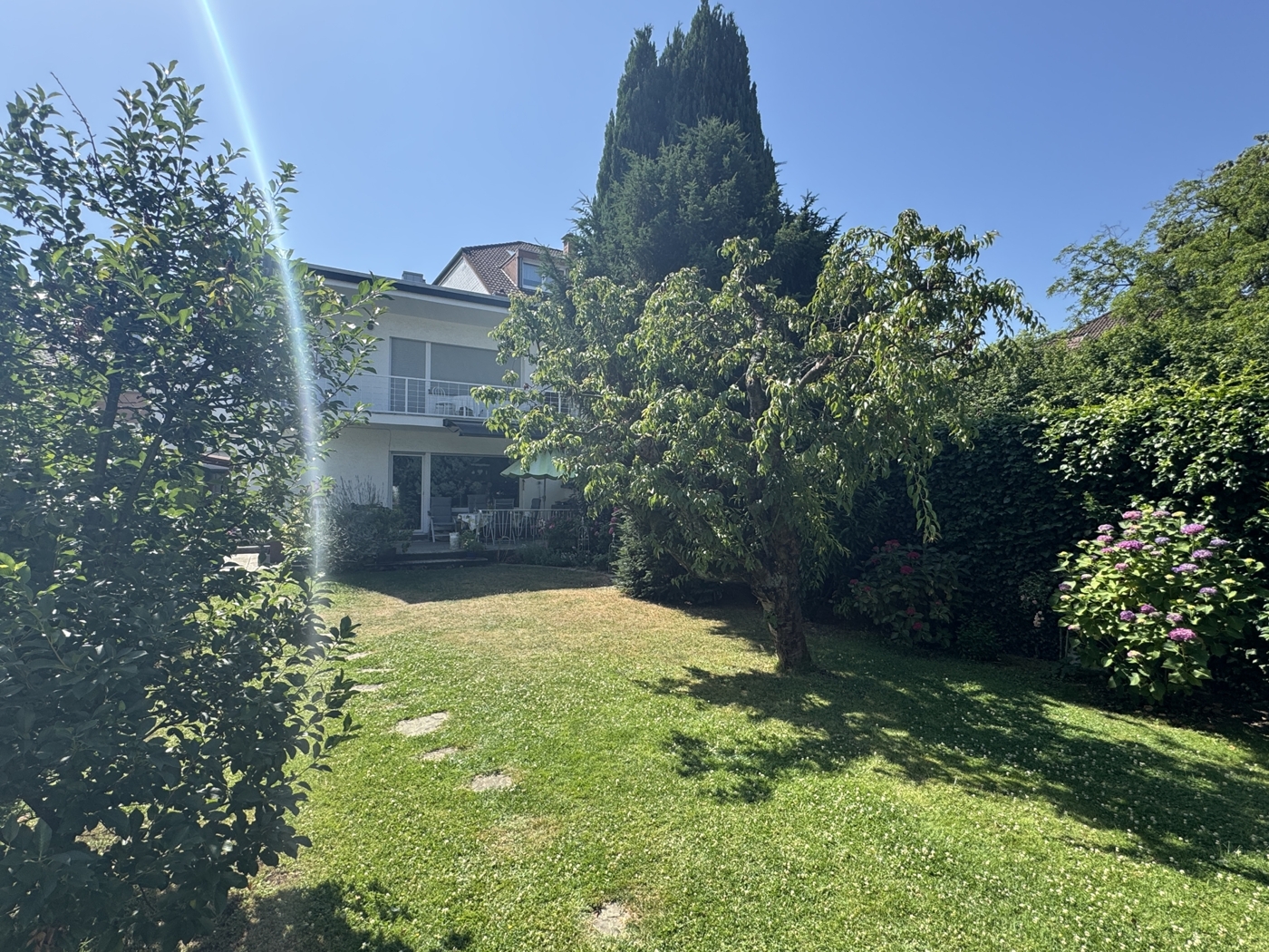 Ansicht Gartenseite EFH