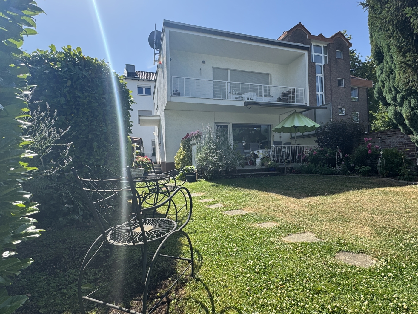 Ansicht Gartenseite EFH