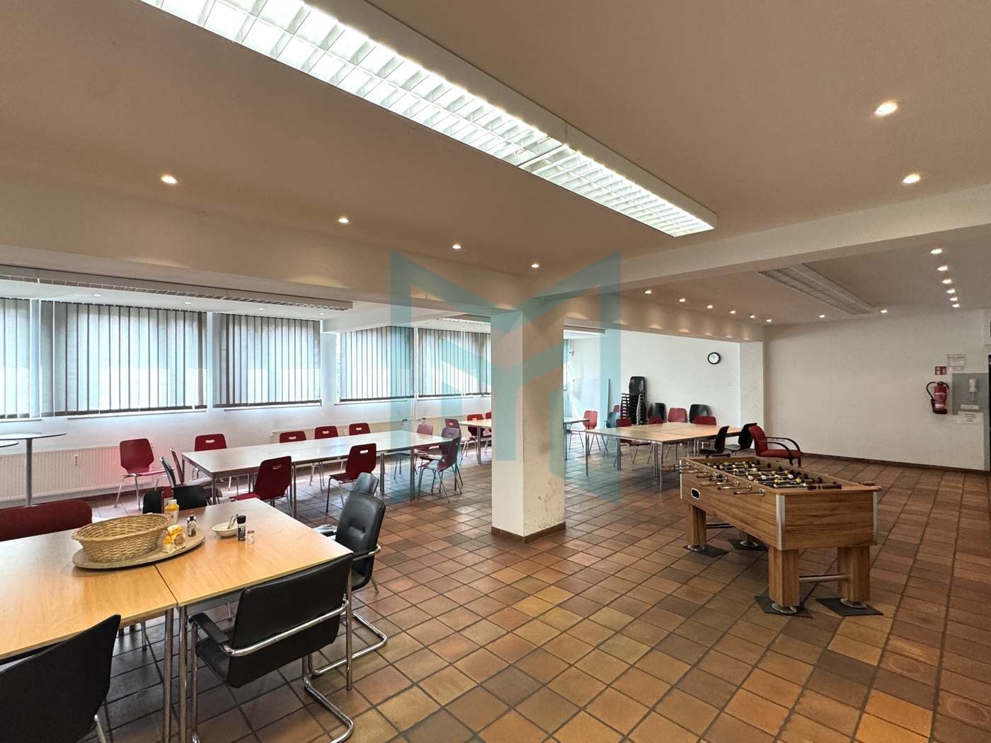 Innenansicht Aufenthaltsraum Köln