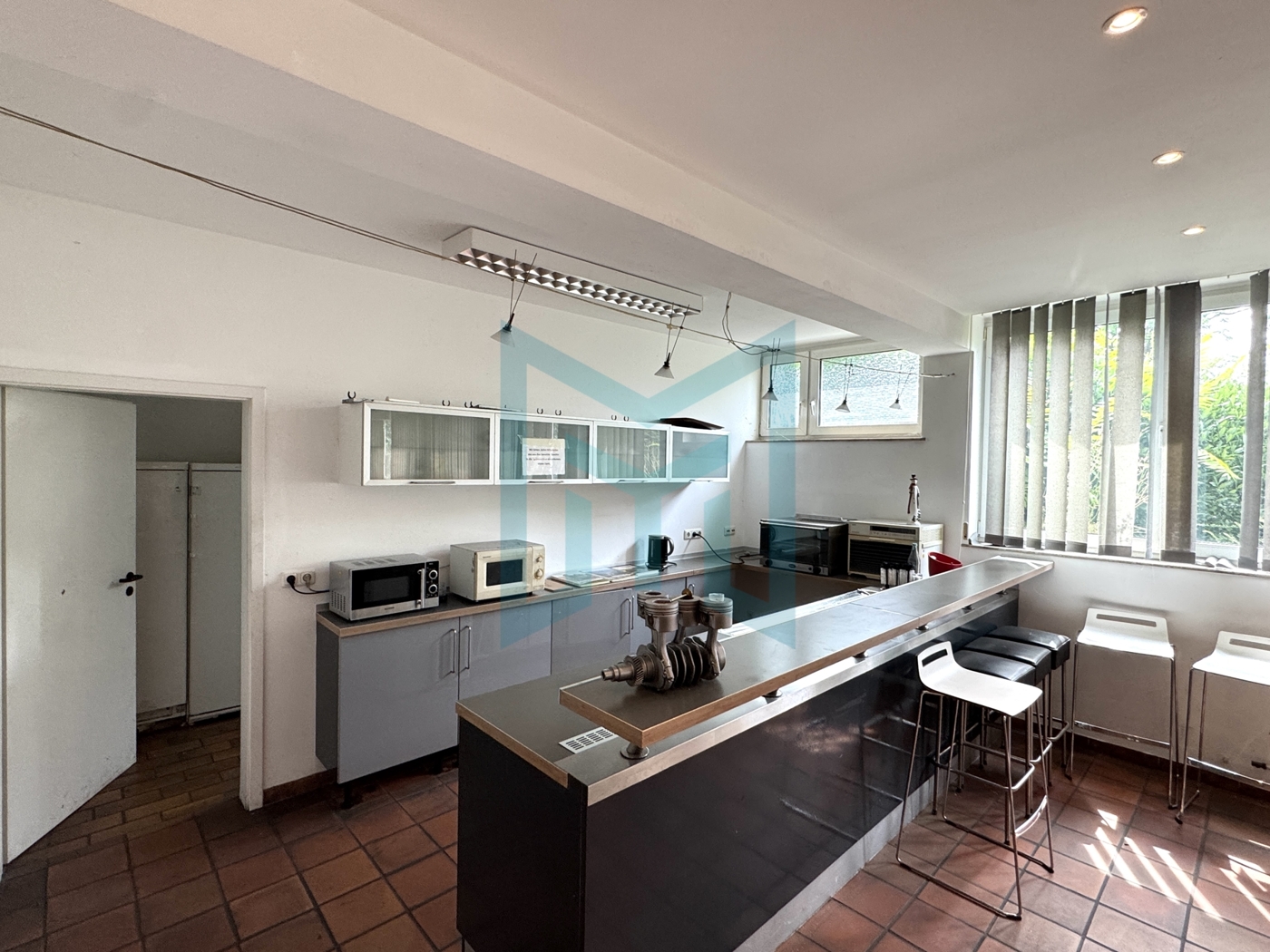 Innenansicht Aufenthaltsraum Köln