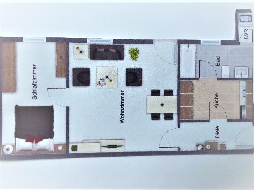 Grundriss Regelgeschoss Hofseite2.OG-3.OG Hof