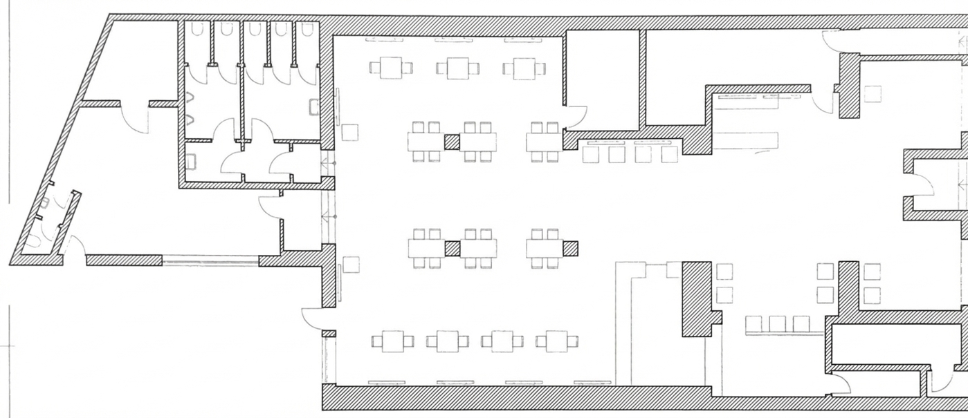 Grundriss Gewerbefläche EG