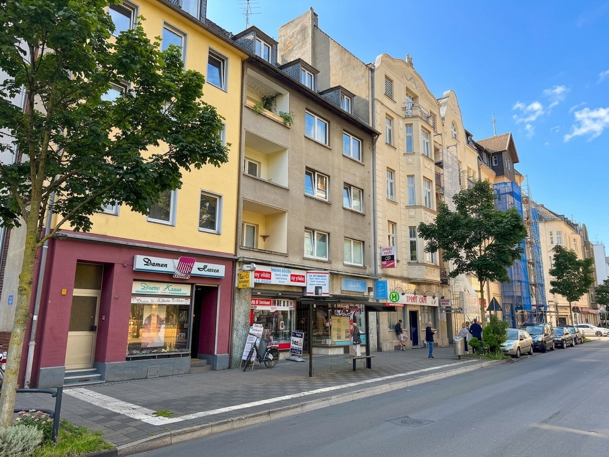 Außenansicht Wohn- und Geschäftshaus Köln