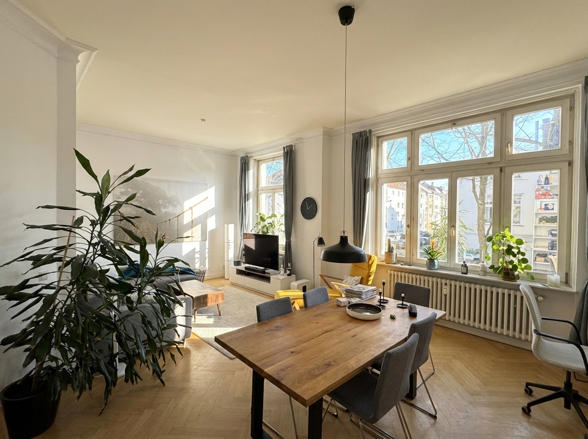 Innenansicht Wohn- und Esszimmer