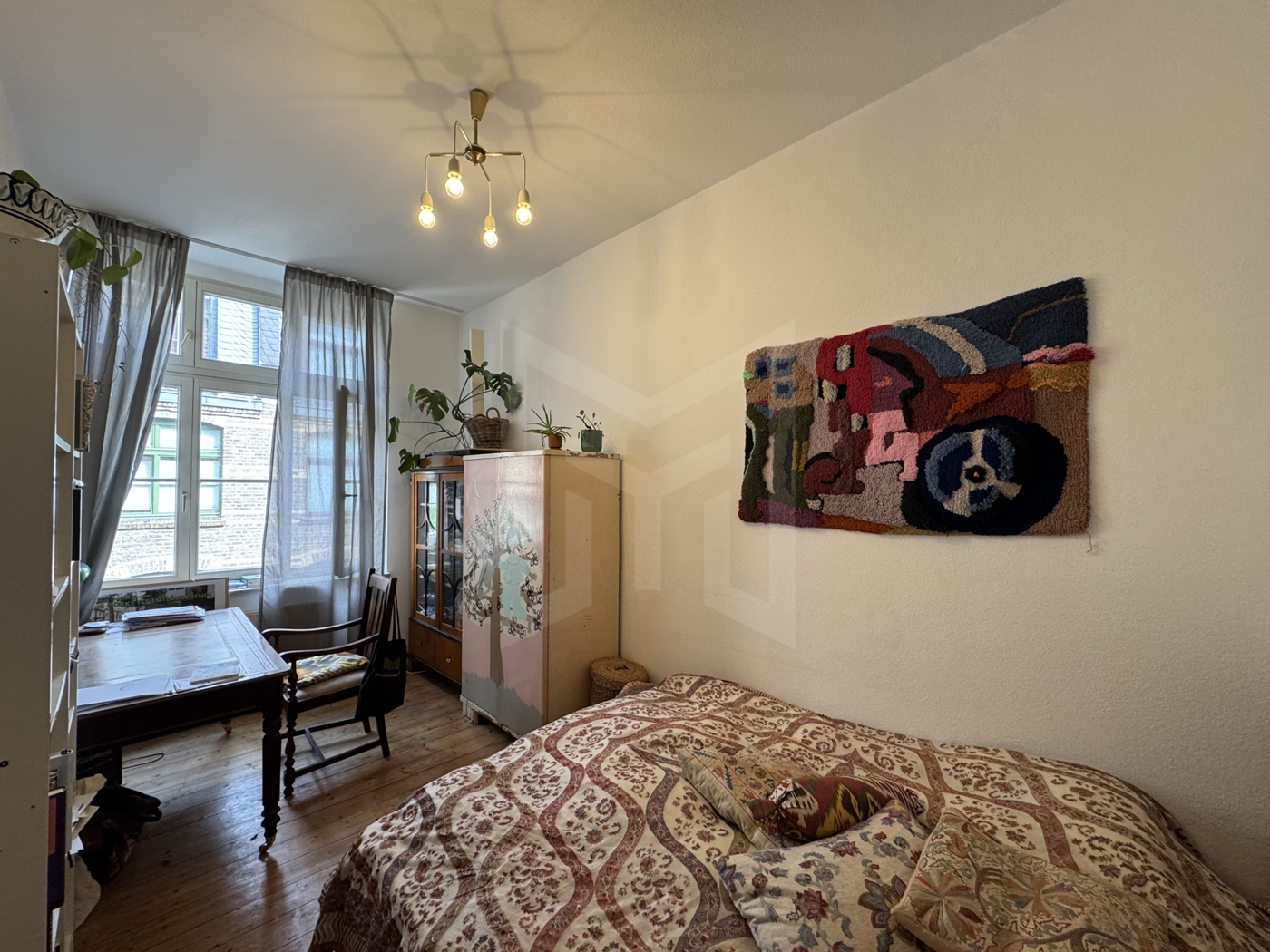 Innenansicht Schlaf- und Arbeitszimmer Köln