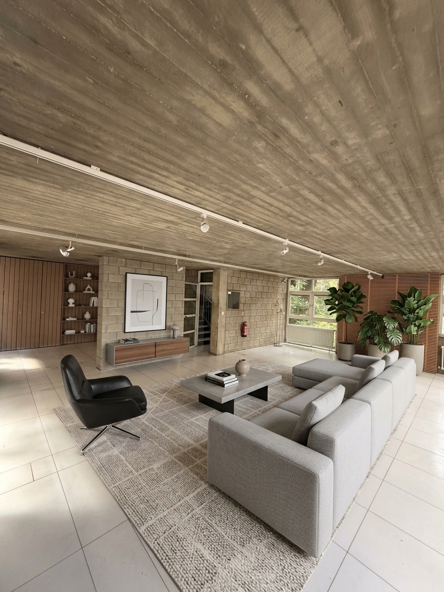 Innenansicht Loft-Wohnung 1.OG - KI-generiert