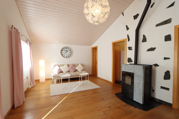 Wohnzimmer Ferienchalet Schwarzsee Marlin Immobilien AG