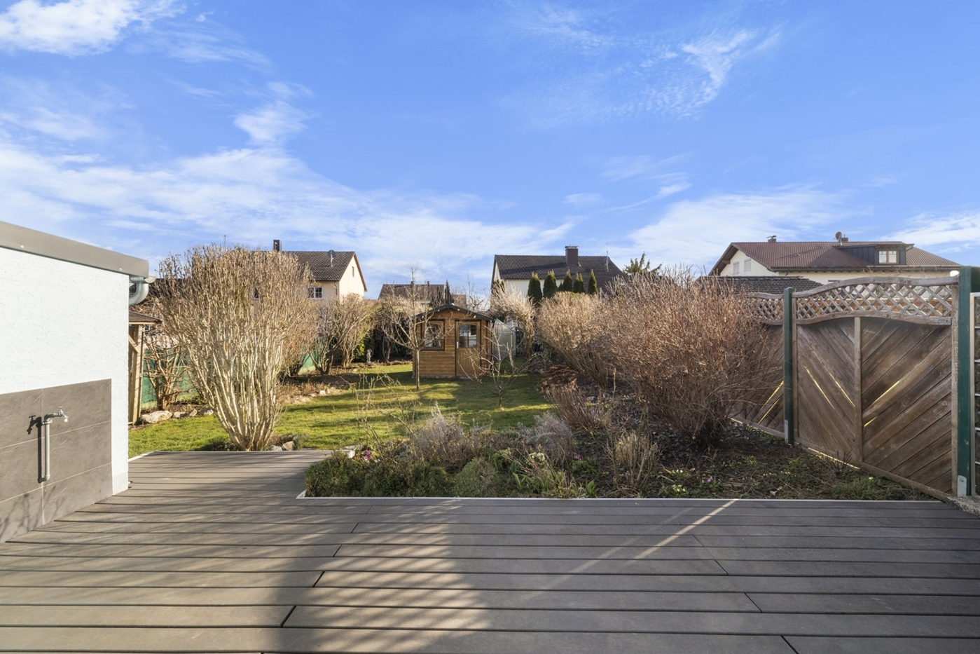 Terrasse und Garten