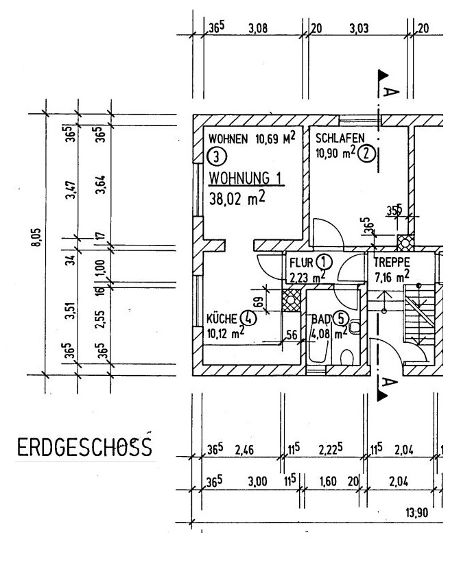 Grundriss Whg.1 - E17