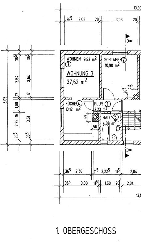 Grundriss Whg. 3