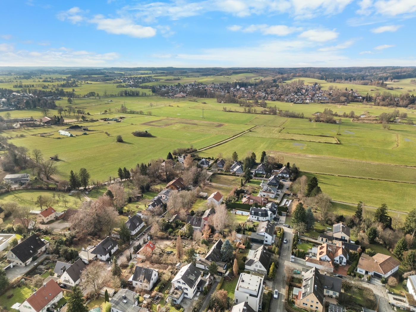 Blick nach Süd-Westen, ins grüne Umland