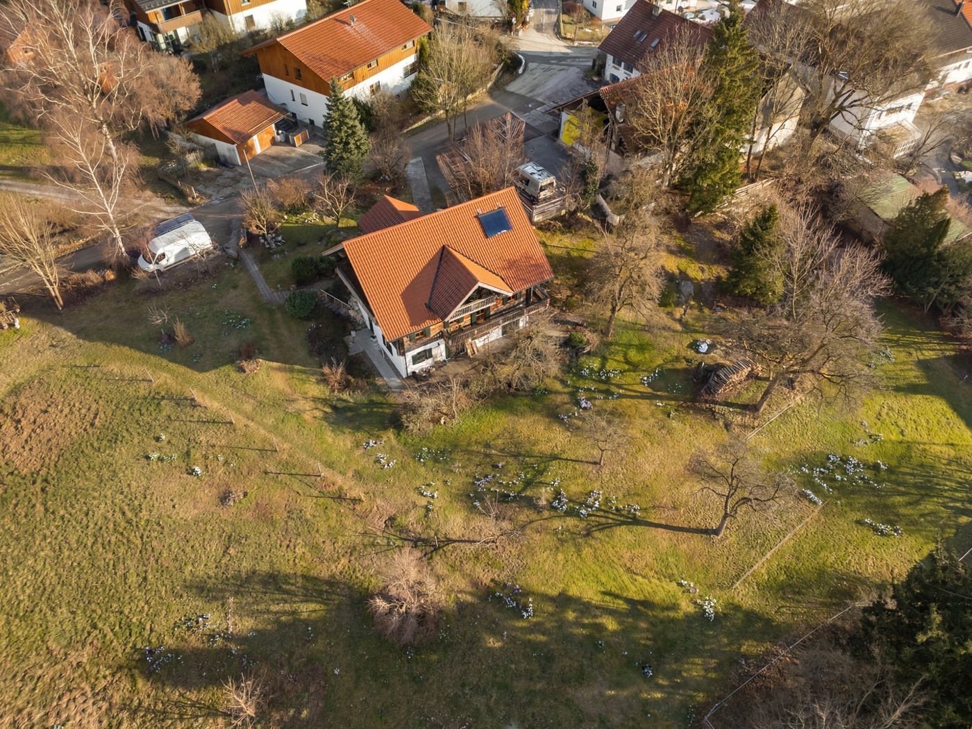 Vogelperspektive Grundstück