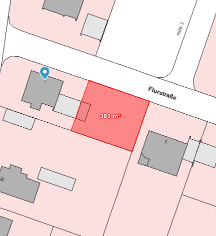 Lageplan Grundstück