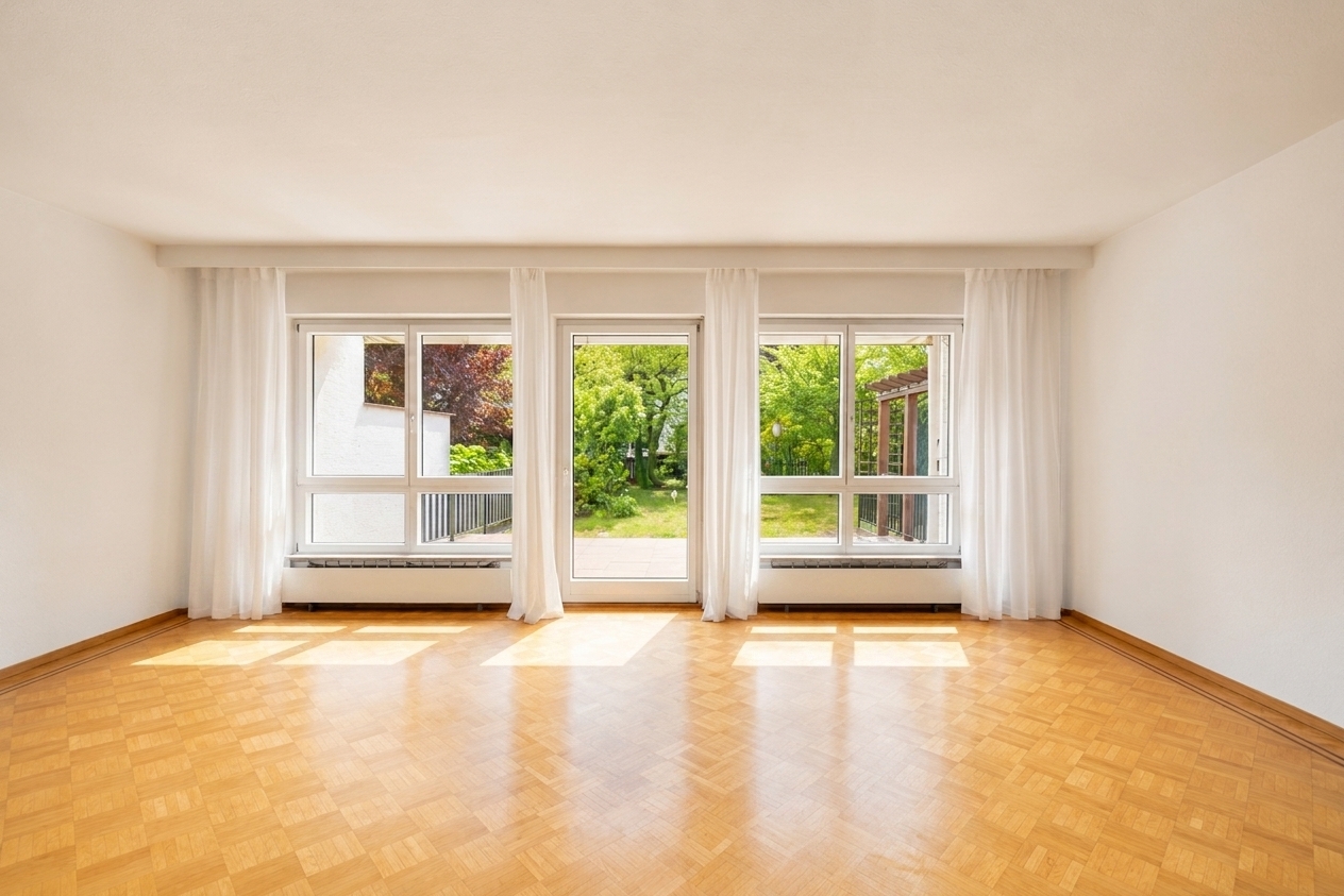 Wohnzimmer - unmöbliert