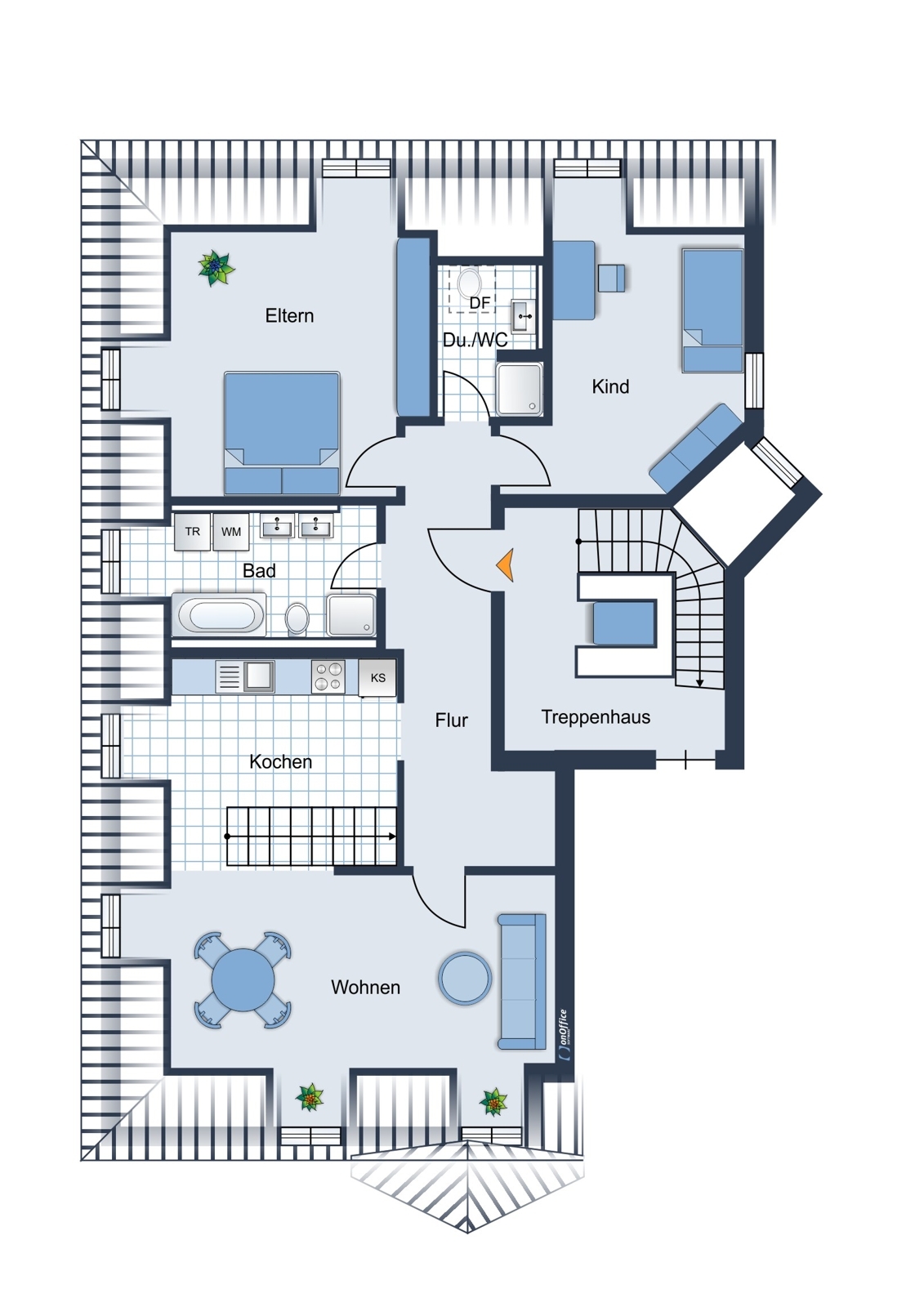Grundriss 5.OG