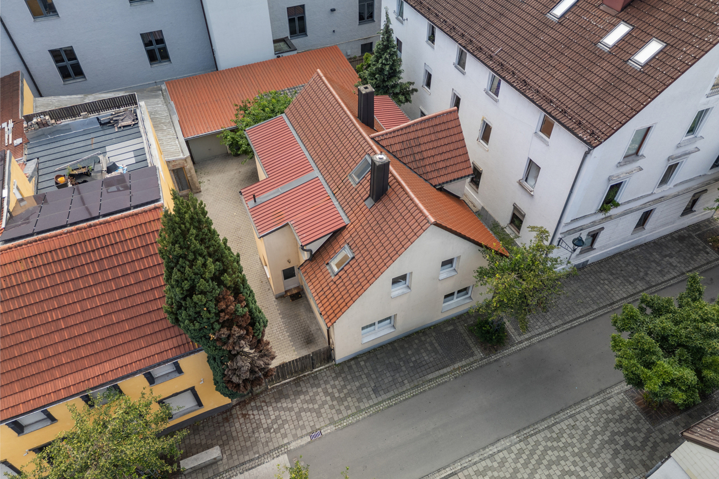 Grundstück Vogelperspektive