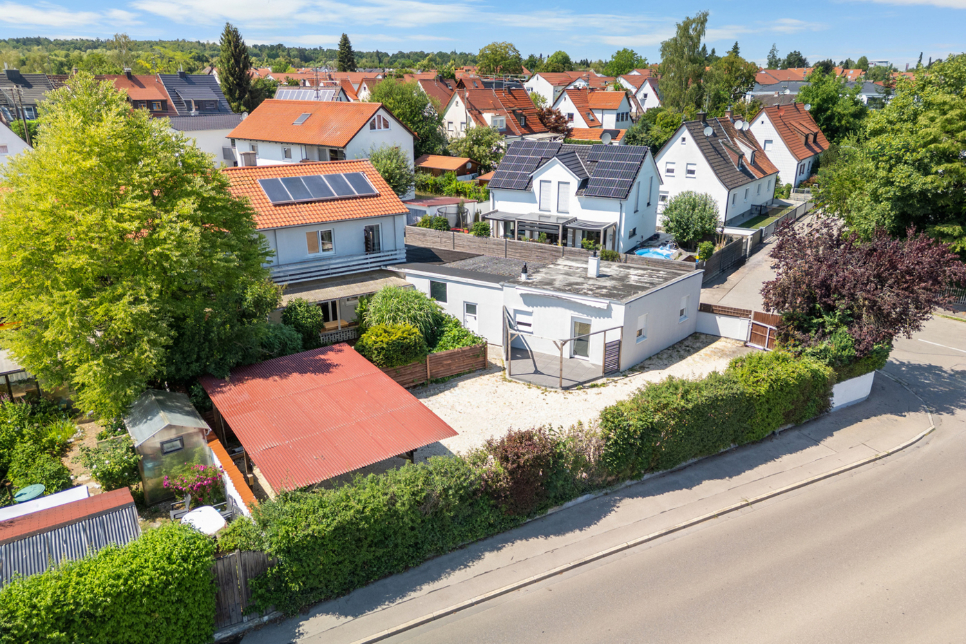 Süd-Ostseite Vogelperspektive
