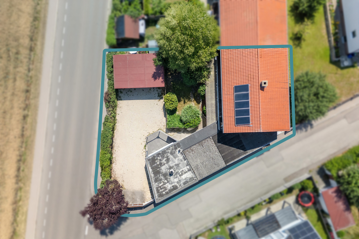 Draufsicht Vogelperspektive