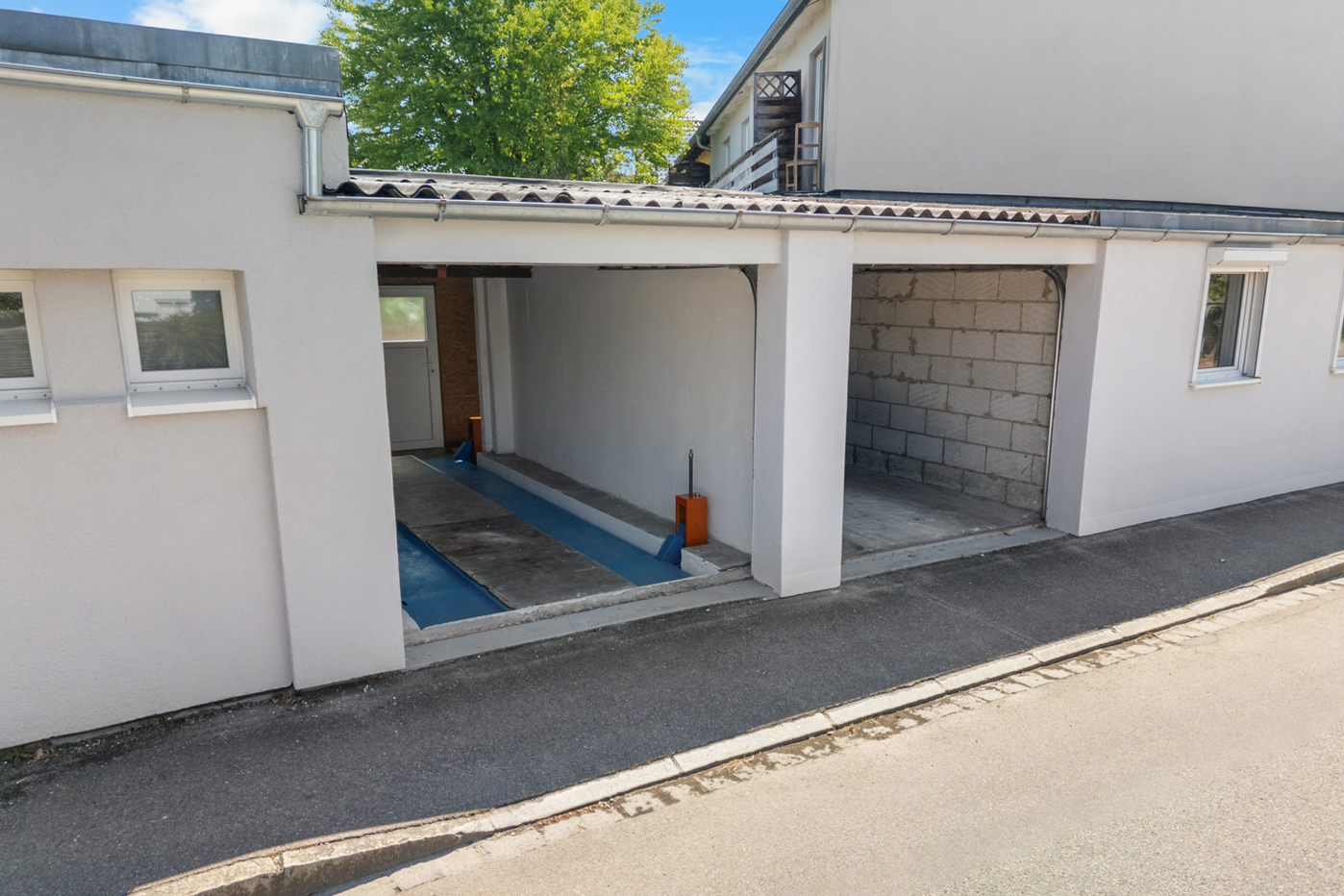 Garagenansicht offen