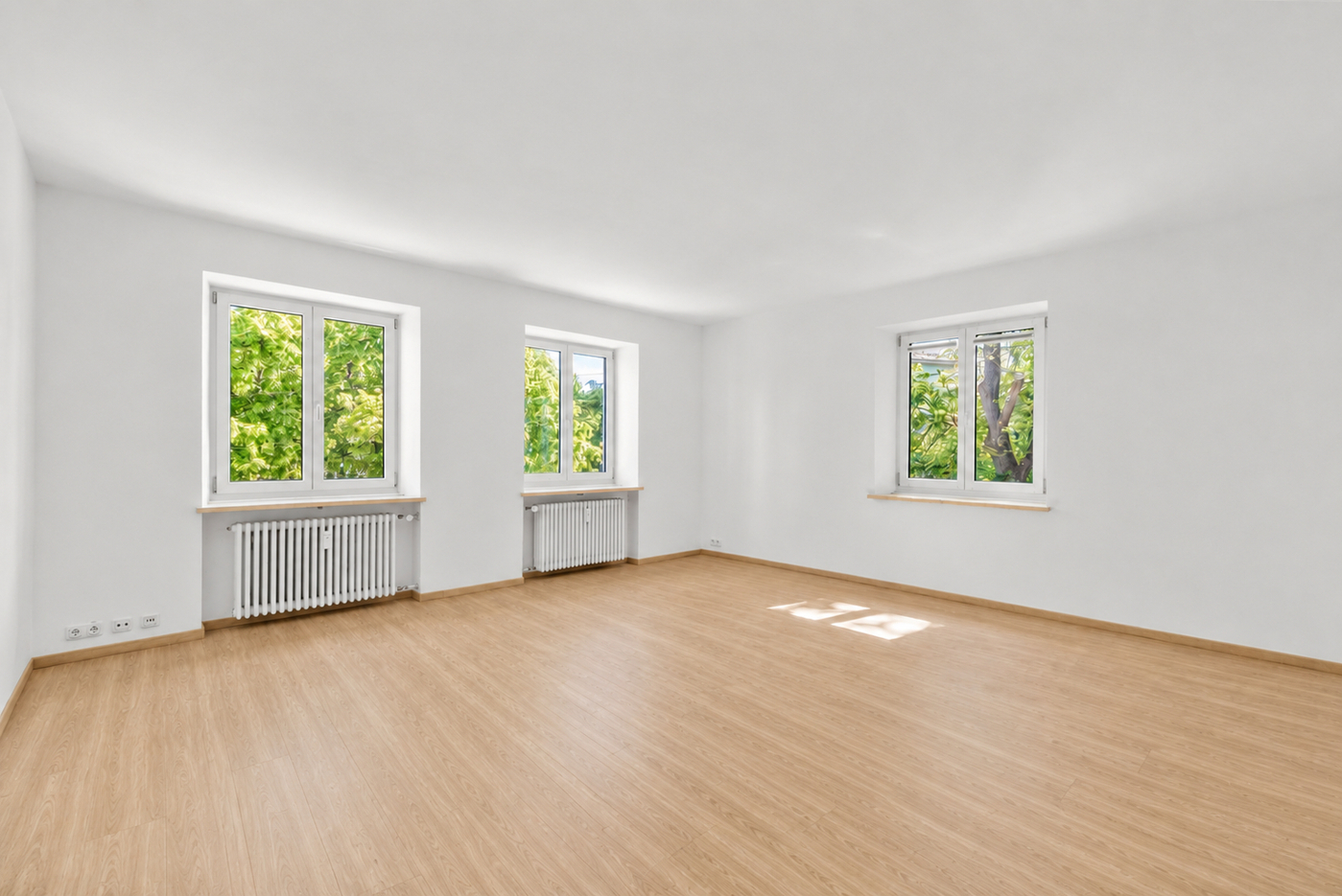 Schlafzimmer - neuer Boden (visualisiert)