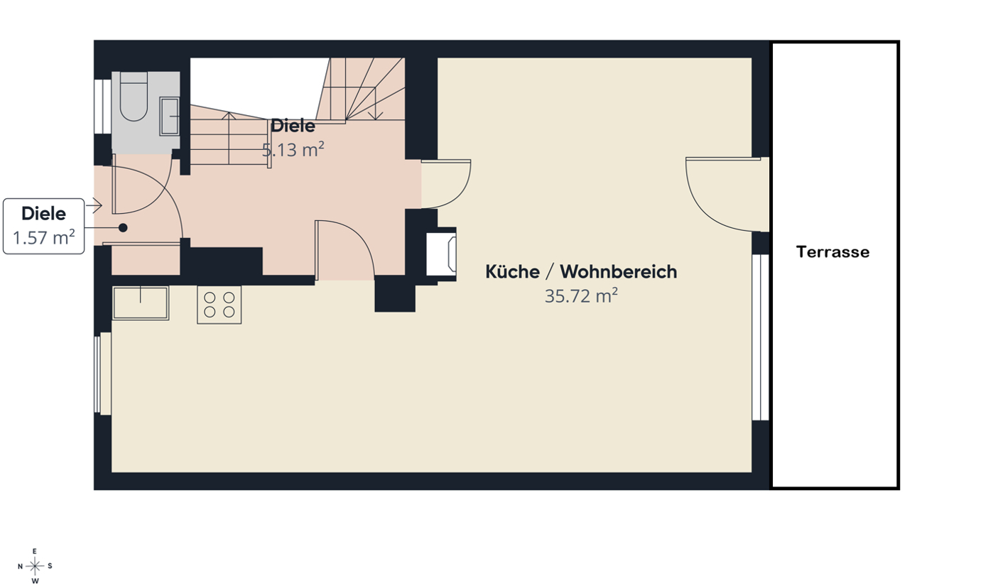 Grundriss Erdgeschoss