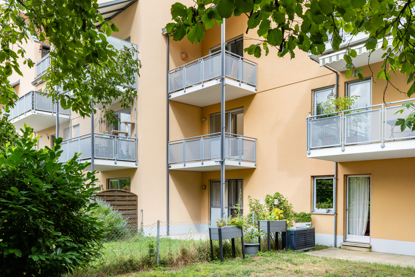 Außenansicht Balkone