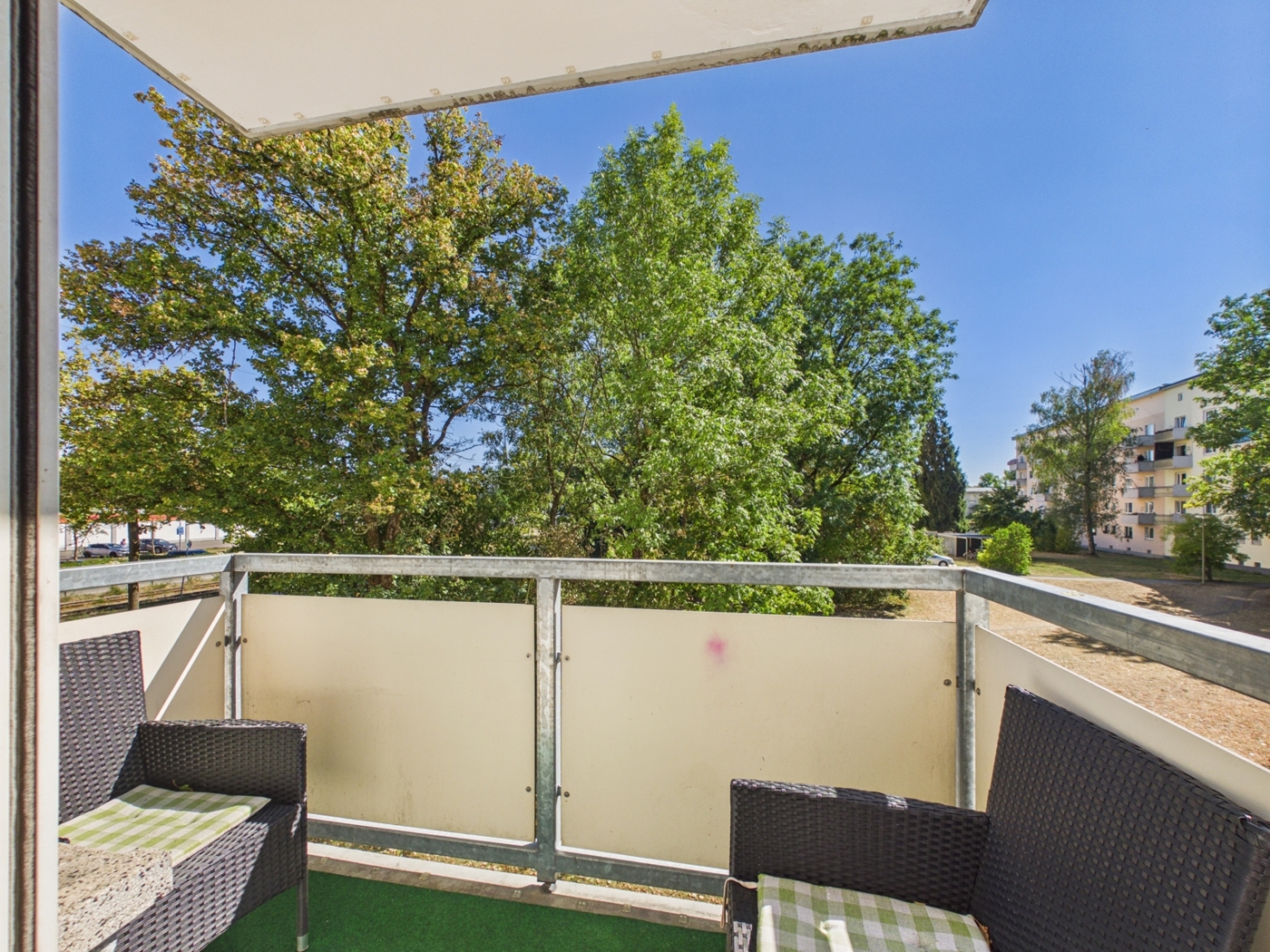 Balkon der Wohnung