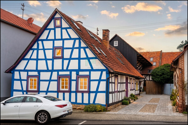 Ansicht Hausfront, KI-Staging
