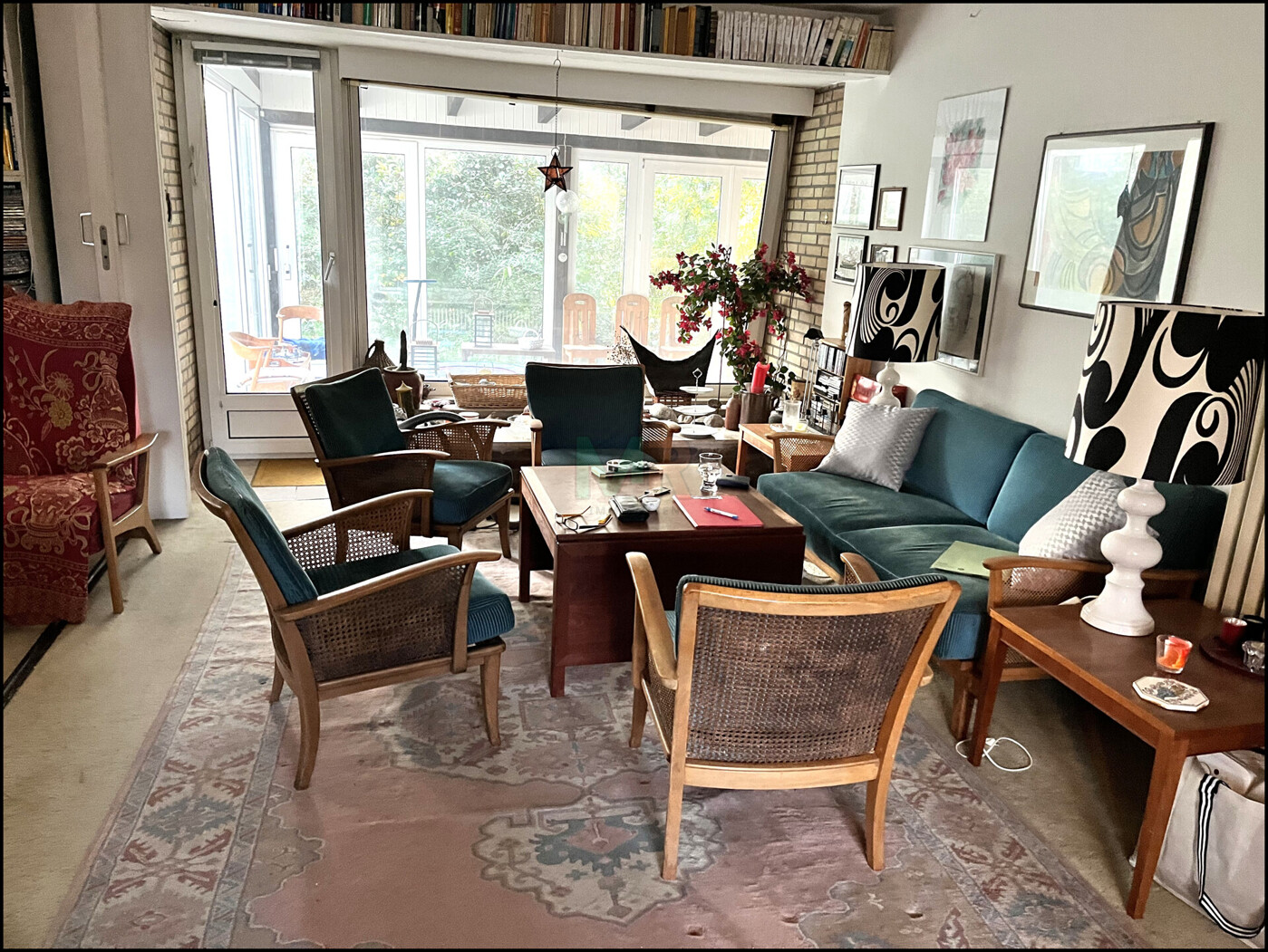 Wohnzimmer mit WG-Zugang