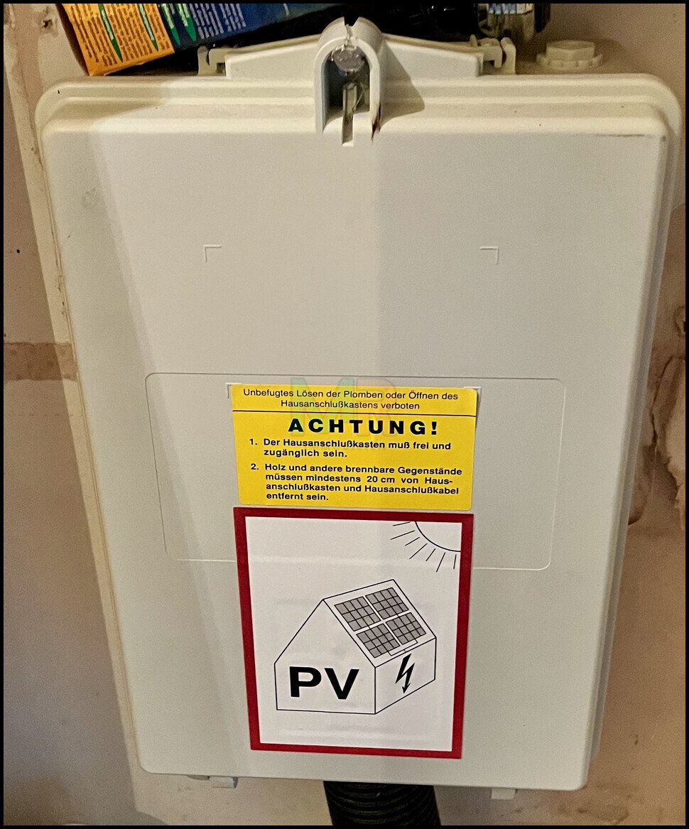 Anschluss PV Anlage