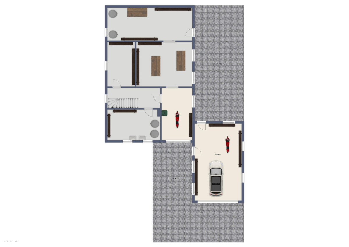 Grundriss UG mit Außenbereich