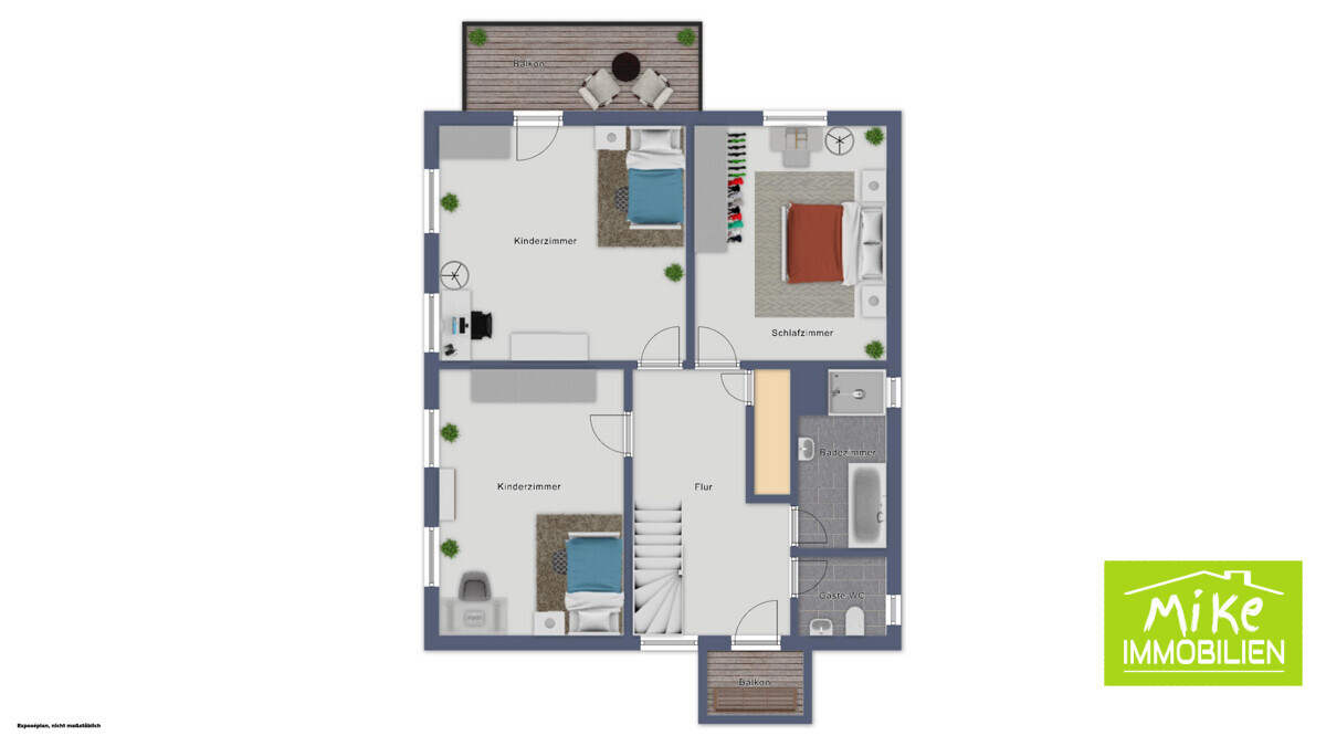 Grundriss Obergeschoss