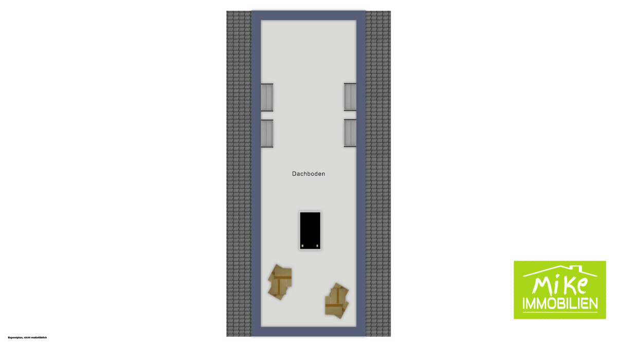 Grundriss Dachboden