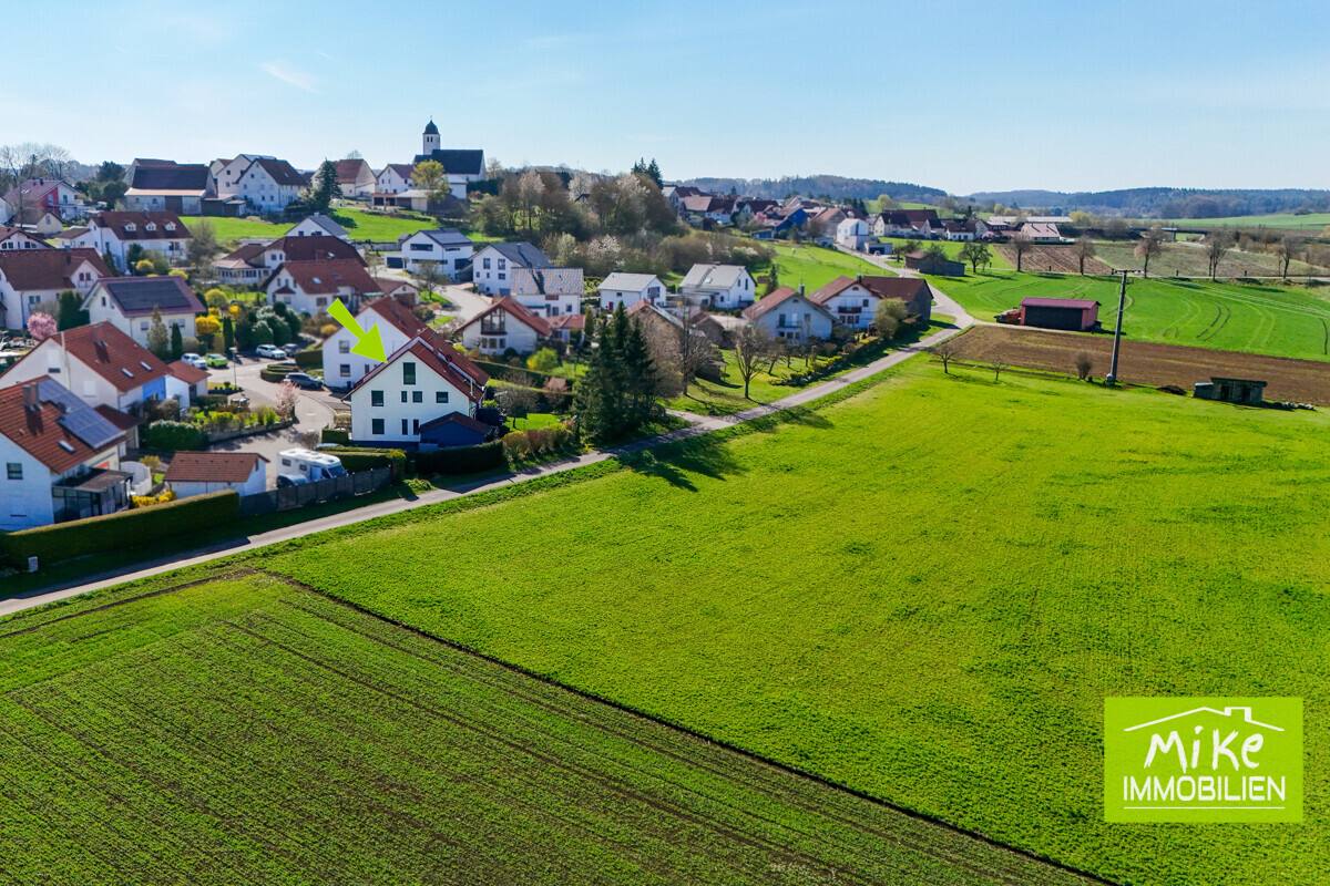 Wohnlage mit Pfeil