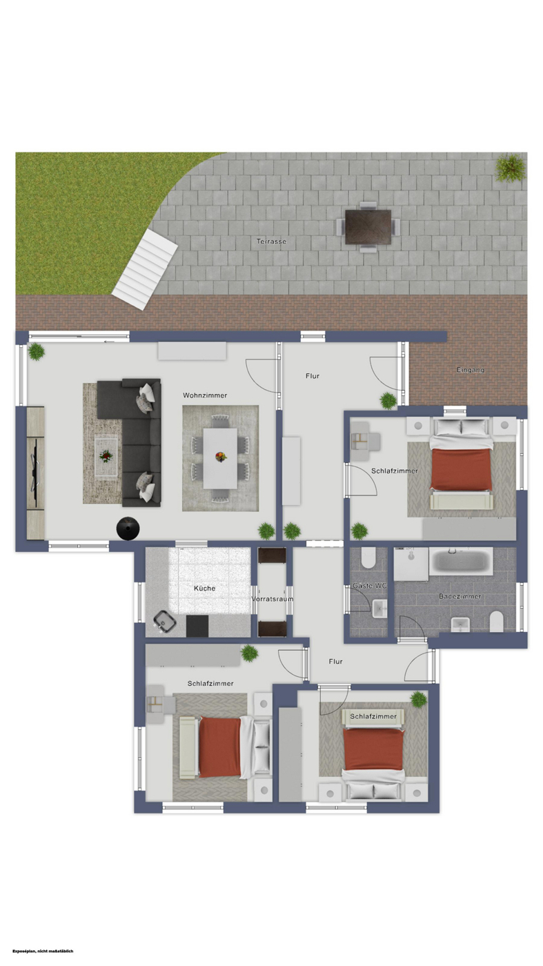 Grundriss Wohnung
