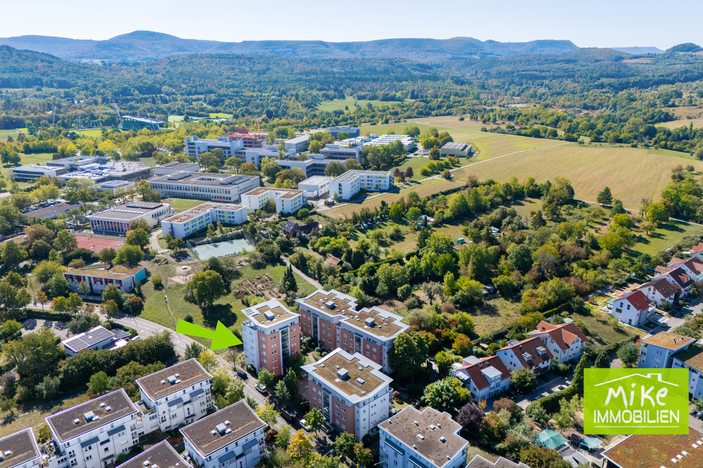 Randlage nahe Hochschule RT