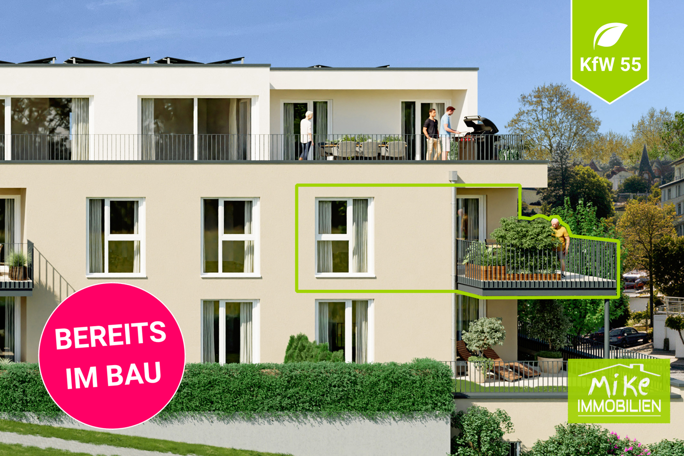 Wohnung 7 im Haus 1 markiert Titel