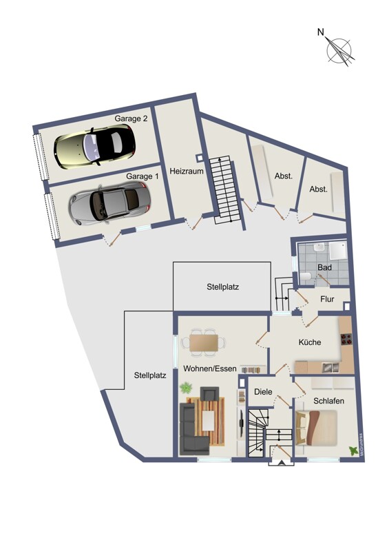 Modernisiertes Mehrfamilienhaus mit Teilungserklärung in Reilingen – Bild 5