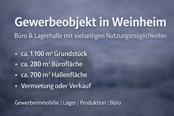 Gewerbeobjekt mit Lagerhalle und Büroflächen