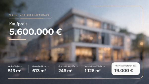 Wohn- und Geschäftshaus in zentraler Lage