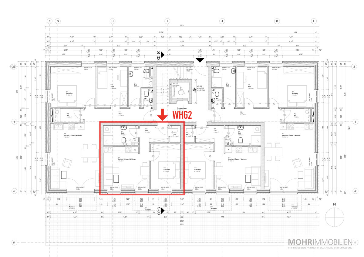 Moderne 2-Zimmer-WHG im Zentrum von Sandkrug - Foto 3