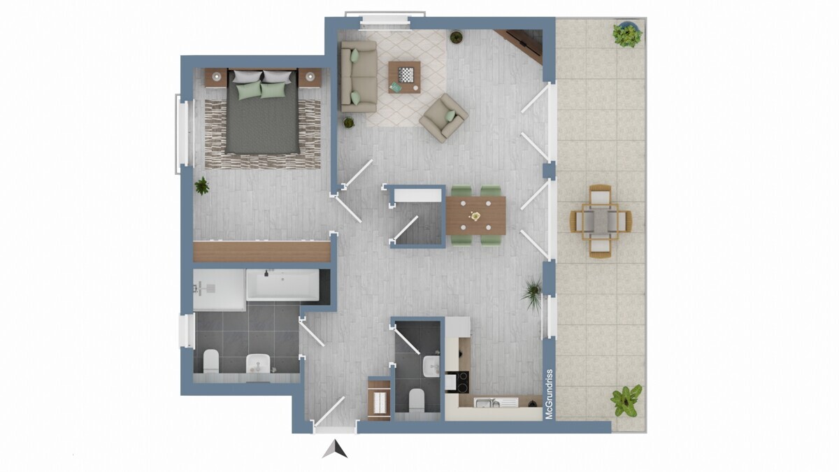 Wohnung 7 Staffelgeschoss