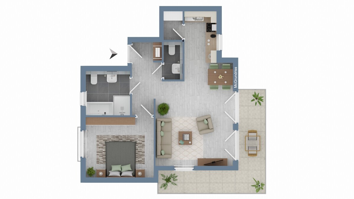 Wohnung 8 Staffelgeschoss