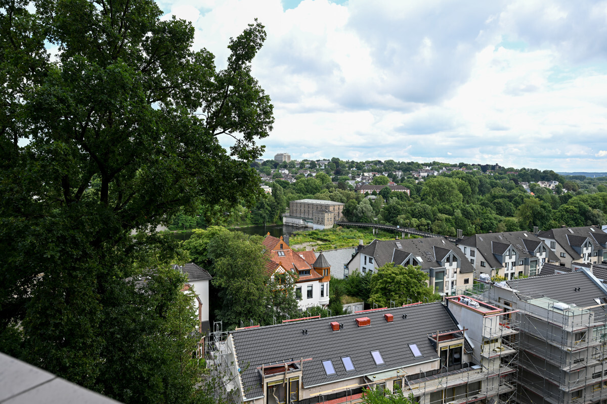 Blick vom Balkon